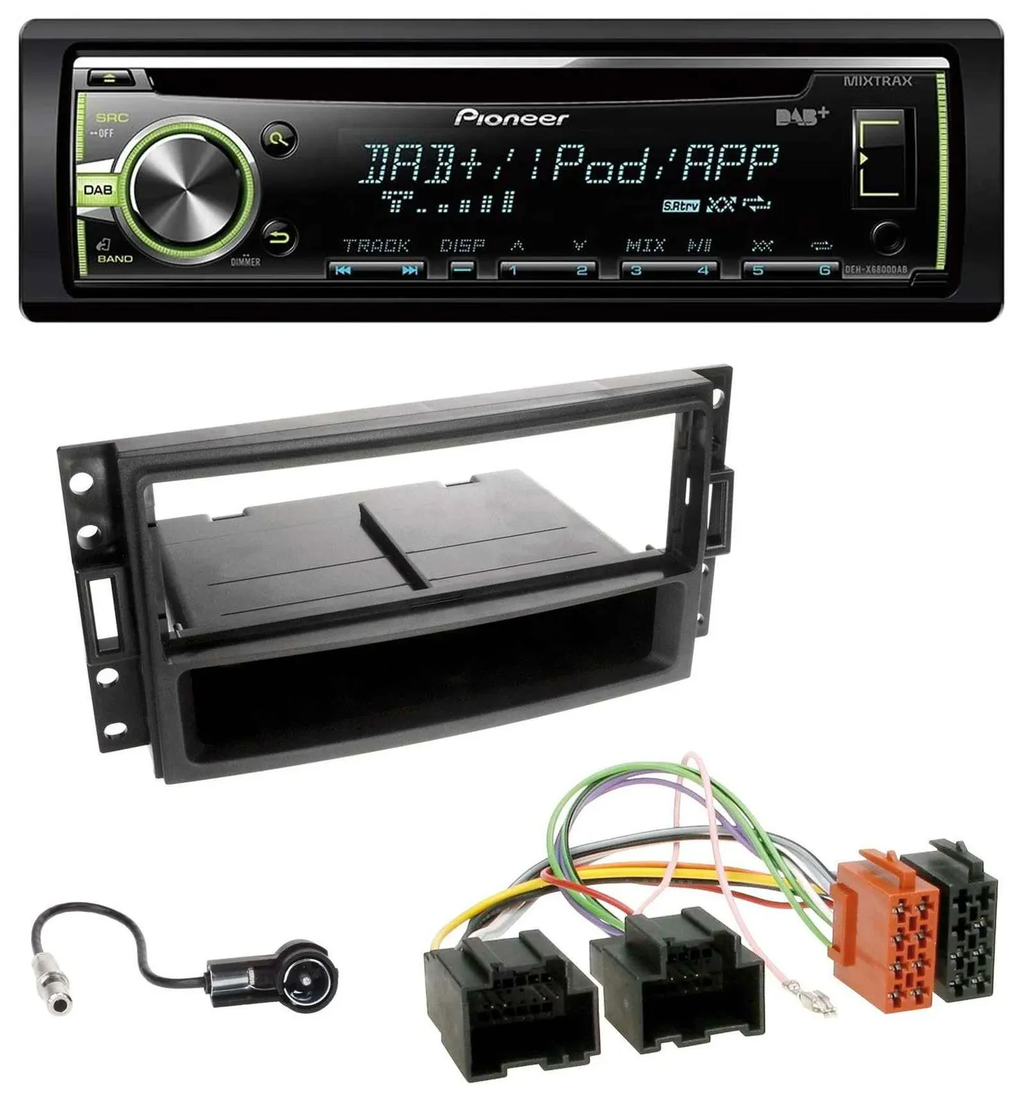 Pioneer DAB USB MP3 AUX CD Autoradio für Chevrolet Corvette Uplander 05-13