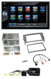 Blaupunkt Lenkrad USB Bluetooth TMC 2DIN Navigation für Toyota Auris 2007-2011 a