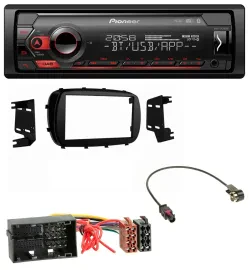 Pioneer MP3 USB DAB Bluetooth Autoradio für Fiat 500X (ab 2015)