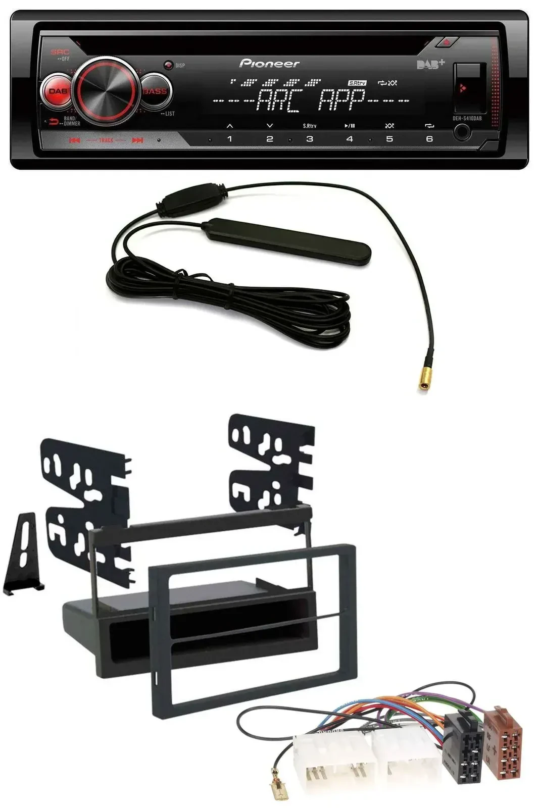 Автомагнитола для Mazda 626 (1999–2000) и Mazda MPV (1996–1999) Pioneer CD/USB/AUX/DAB, MP3