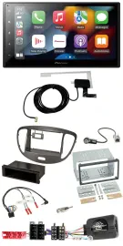 Pioneer Lenkrad USB Bluetooth DAB 2DIN Autoradio für Hyundai i10 2009-13 dunkels