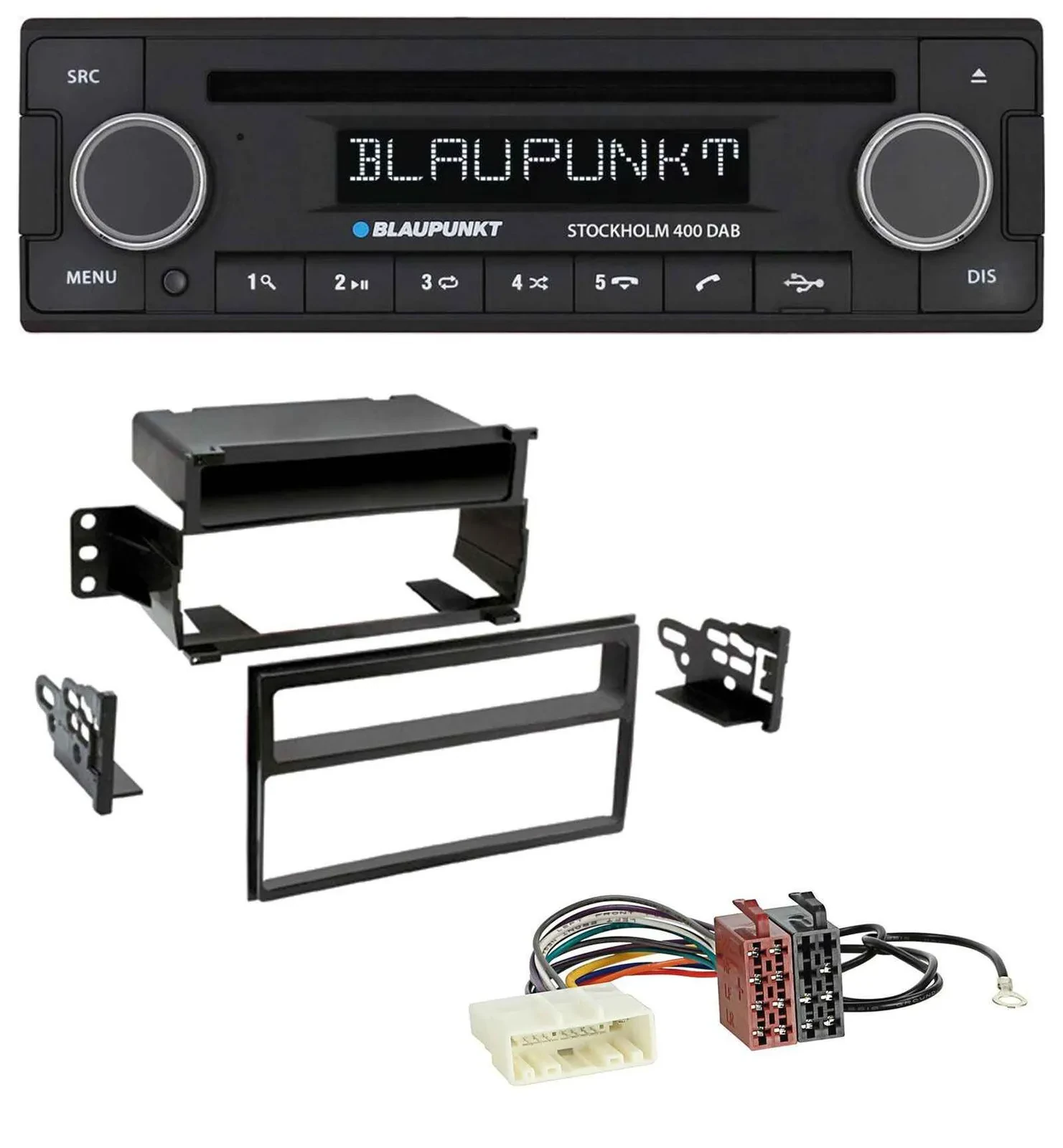 Blaupunkt MP3 Bluetooth DAB CD USB Autoradio für Nissan Versa / Tiida (ab 2007)