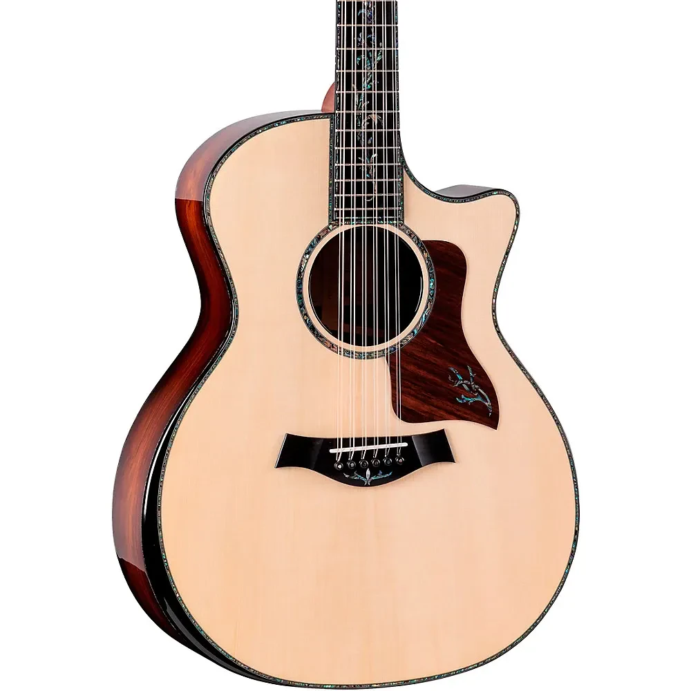 Электроакустическая гитара Taylor PS54ce Presentation Series, 12-струнная, Grand Auditorium, вырез Venetian, Edge Burst, с кейсом