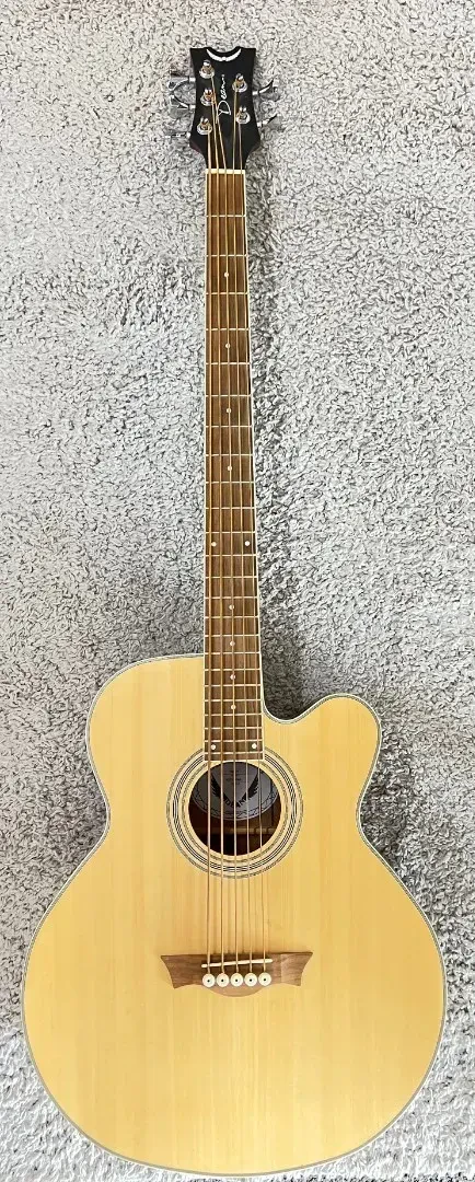 Dean EABC5 5-String Acoustic-Electric Cutaway Bass Natural 34" Scale