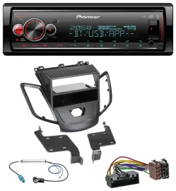 Автомагнитола для Ford Fiesta (2010–2017) Pioneer Bluetooth, USB, MP3, DAB, без дисплея