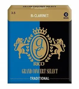 Трость для кларнета Bb Rico Grand Concert Select Traditional RGC10BCL350