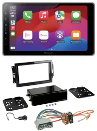 Pioneer MP3 USB DAB Bluetooth 2DIN Autoradio für Chrysler 300C Dodge Caliber Jee