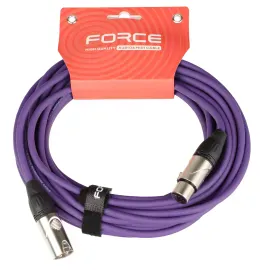 Микрофонный кабель Force FMC-05/10 VT Purple 10 м