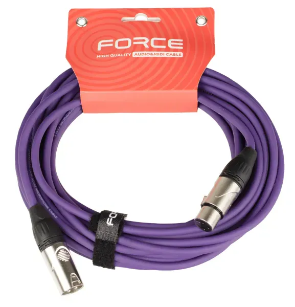 Микрофонный кабель Force FMC-05/10 VT Purple 10 м