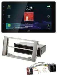 JVC DAB MP3 Bluetooth USB Autoradio für Iveco Daily (2006-2014) silber
