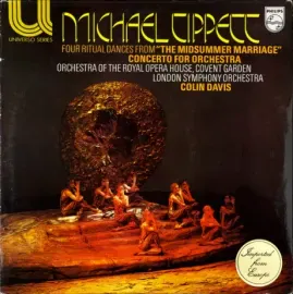 Б/У виниловая пластинка Michael Tippett – Four Ritual Dances From “The Midsummer Marriage” / Concerto For Orchestra
