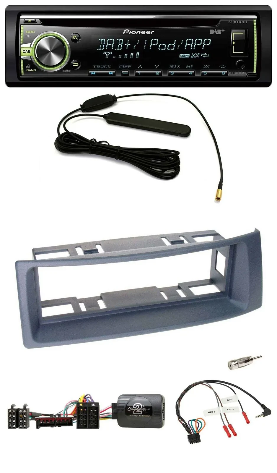 Автомагнитола Pioneer USB CD MP3 DAB для Renault Scenic/Megane 1996–2000