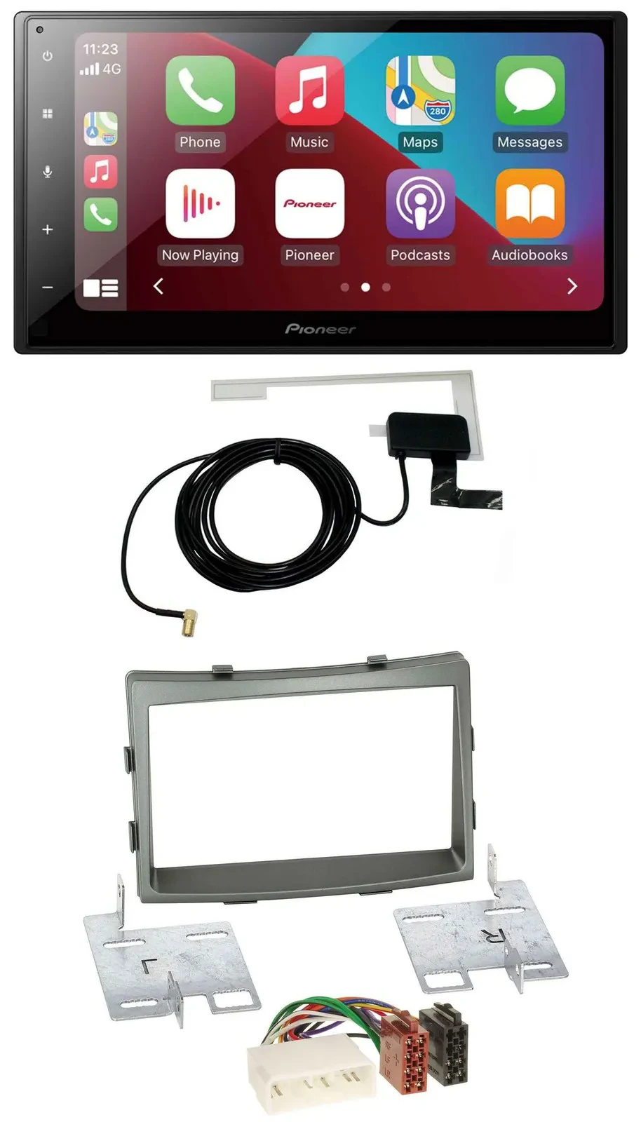 Автомагнитола для SsangYong Rodius (с 2013) Pioneer 2 DIN, USB, Bluetooth, DAB, MP3