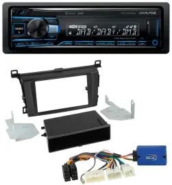 Alpine USB Bluetooth DAB MP3 Autoradio für Toyota RAV-4 (ab 2013)