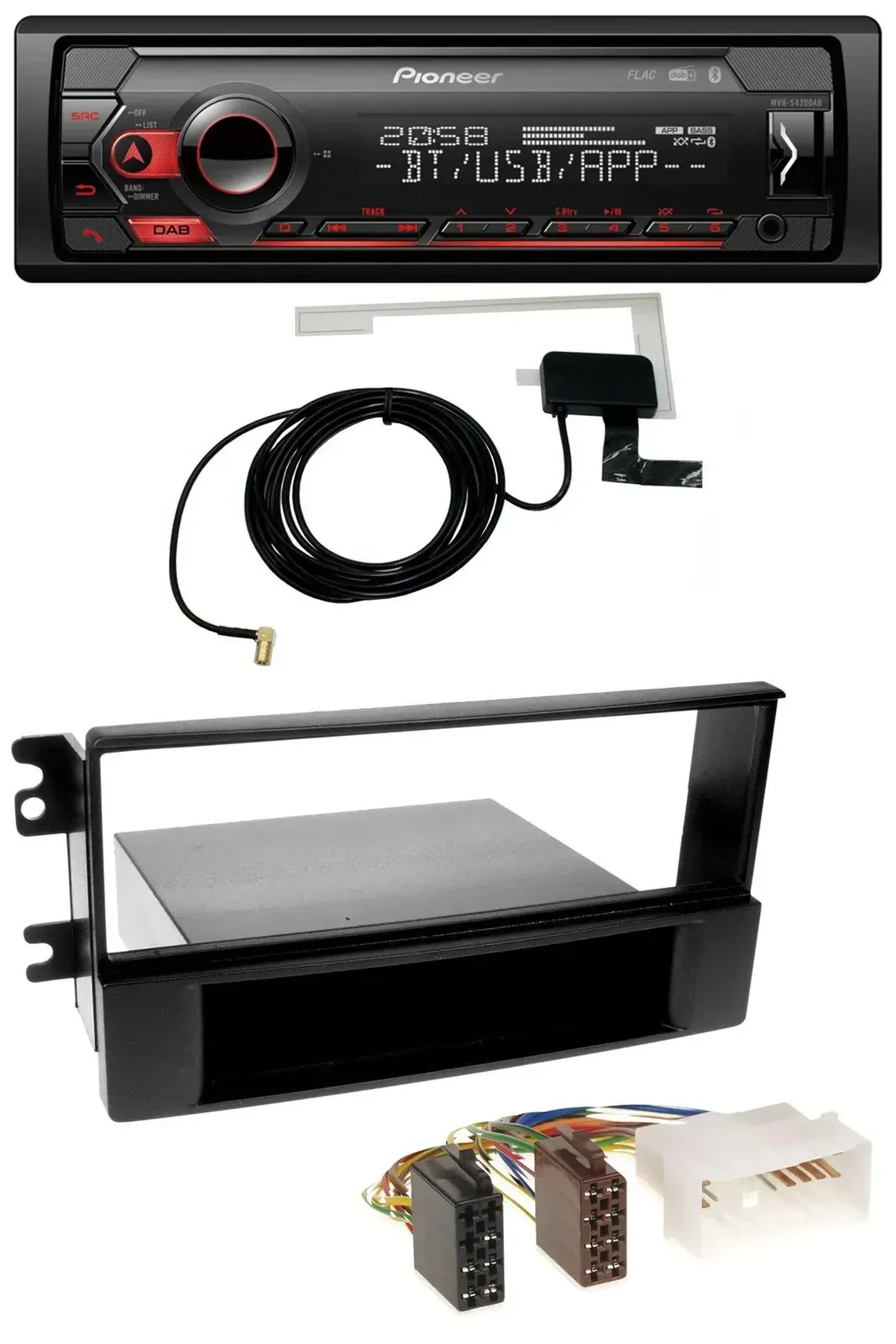 Автомагнитола для Kia Sportage (с 2005) Pioneer DAB, USB, MP3, Bluetooth