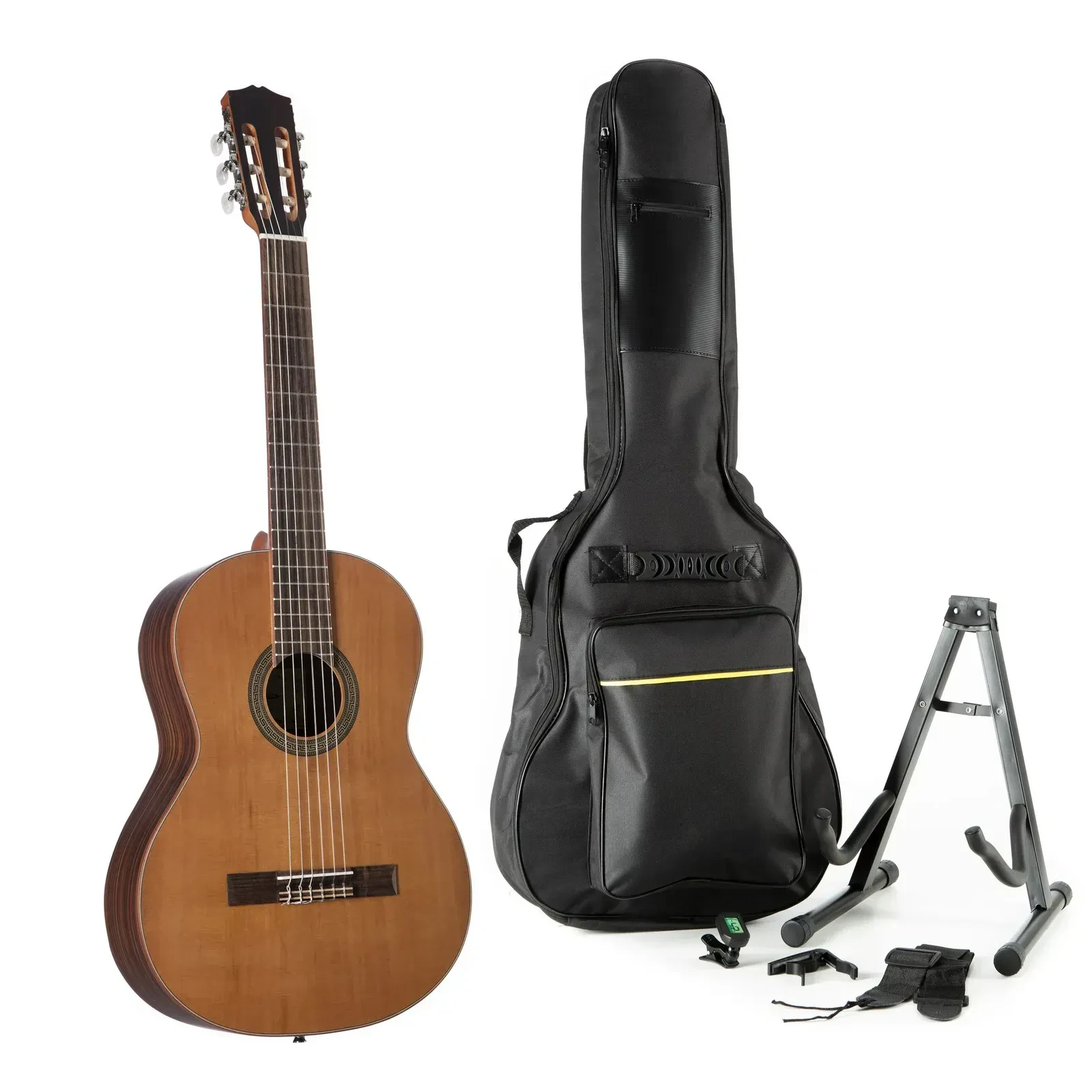 Классическая гитара Fame Audio Belleza Cedro Satin 4/4 (набор), верхняя дека кедр, нижняя дека и обечайка палисандр, гриф махагони, матовая отделка