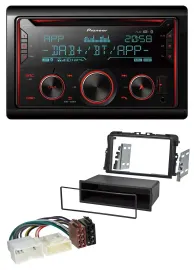 Pioneer 2DIN DAB MP3 Bluetooth USB CD Autoradio für Opel Vivaro (2011-2015)