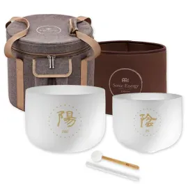 Поющая чаша MEINL Sonic Energy TCMCSBSET2 кварцевая (набор) Yin Yang