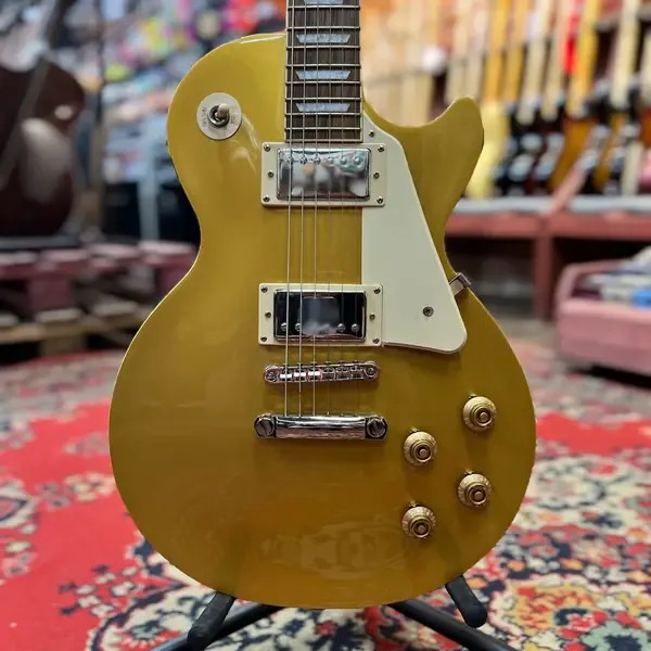 Электрогитара Epiphone les paul standard Gold Top H-H Indonesia 2010`s