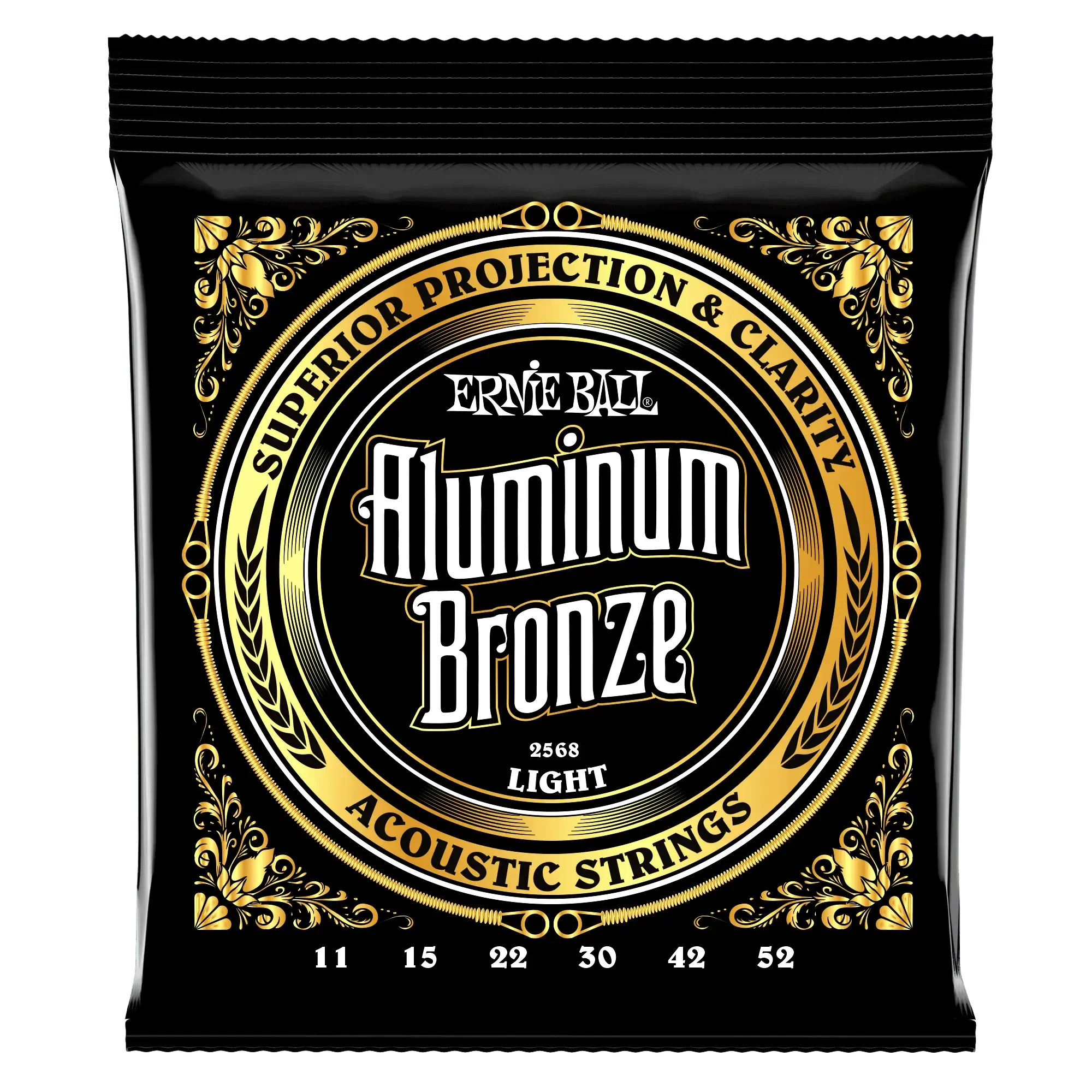 Струны для акустической гитары Ernie Ball 2568 Aluminum Bronze 11-52