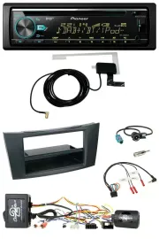 Автомагнитола для Mercedes E‑Class/CLS (W211, 2002–2008) Pioneer MP3 CD USB DAB с поддержкой кнопок на руле