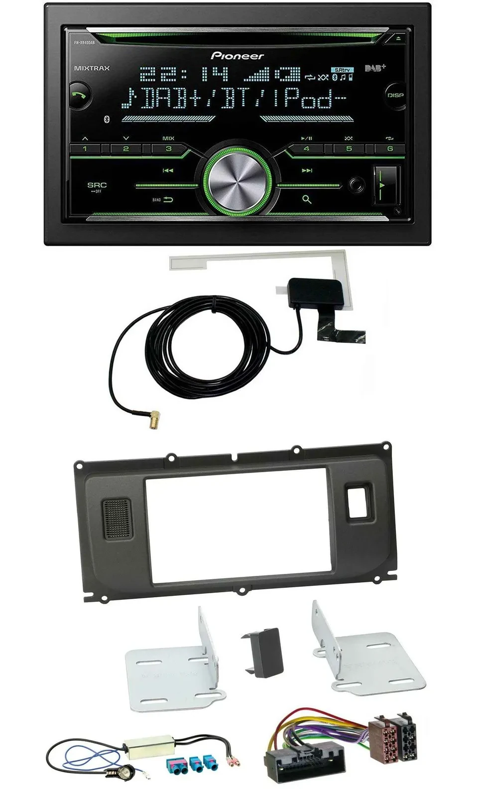 Автомагнитола для Land Rover Evoque Pioneer 2DIN CD USB MP3 Bluetooth DAB