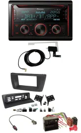 Pioneer 2DIN MP3 DAB USB CD Bluetooth Autoradio für BMW X3 E83 2004-2010 mittig