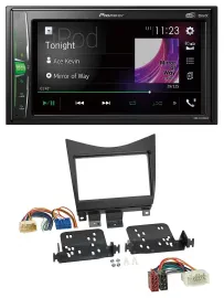Pioneer 2DIN MP3 DAB USB Bluetooth Autoradio für Honda Accord 02-08 schwarz