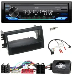 JVC Bluetooth DAB USB Lenkrad Autoradio für Kia Soul (2009-2011)