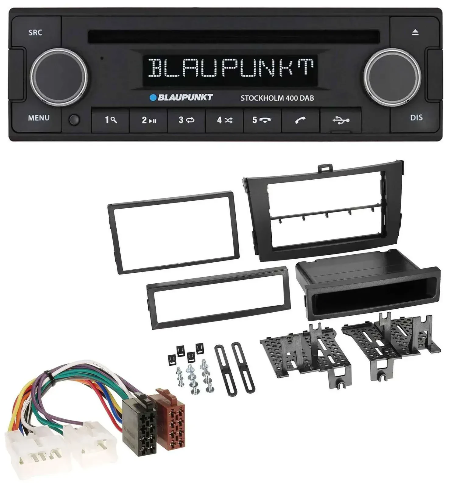Blaupunkt MP3 Bluetooth DAB CD USB Autoradio für Toyota Corolla ab 2009 schwarz