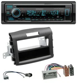 Автомагнитола Kenwood MP3, Bluetooth, DAB, USB, CD для Honda CR-V (с 2013)