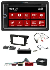 Blaupunkt Bluetooth DAB 2DIN USB DVD Lenkrad Autoradio für Mazda CX-7 2008-2010