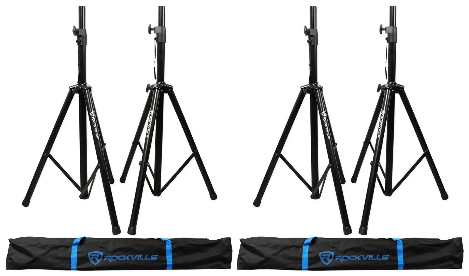 Стойка для акустических систем Rockville RVSS2 Black с чехлом (4 штуки)