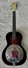 Recording King Rattlesnake Wood Body Resonator Guitar Sunburst #RR-41 VS - #Q2