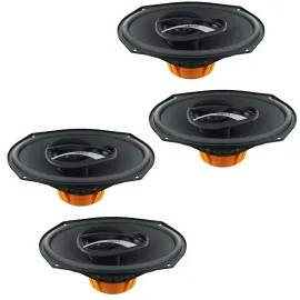 (2-Pairs) Hertz DCX690.3 | 360W RMS 6x9" Coaxial Speakers