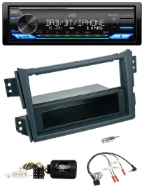 JVC Bluetooth DAB USB Lenkrad Autoradio für Opel Agila B Suzuki Splash 2008-2014