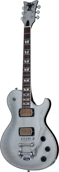 Электрогитара Schecter Diamond Solo-6B Silver Sparkle