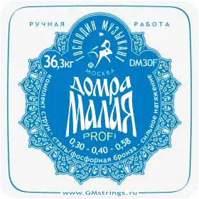 Струны для домры Господин Музыкант DM / 30F