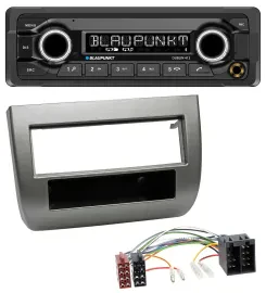 Blaupunkt MP3 Bluetooth USB AUX Autoradio für Lancia Y 843 03-11 dunkelsilbermet