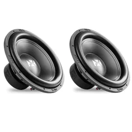 (2) NVX YSW154 800W RMS Dual 4-Ohm 15" Subwoofers with Enclosure