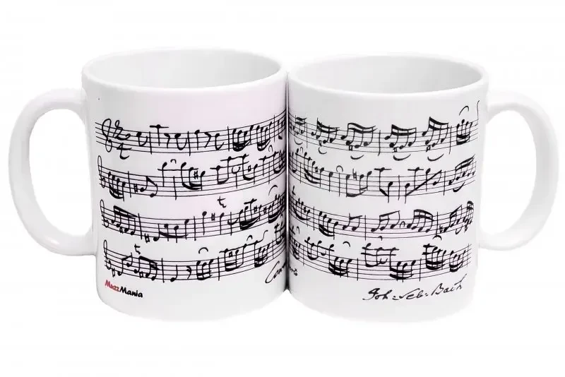 Кружка MUZZMANIA "Ноты Баха"