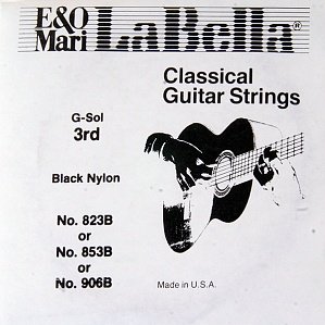 Струна для классической гитары La Bella 823B, нейлон, калибр 40