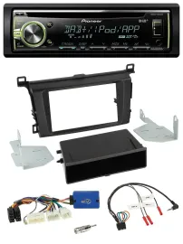 Автомагнитола для Toyota RAV4 (с 2013) Pioneer DAB, USB, MP3, CD, поддержка кнопок на руле