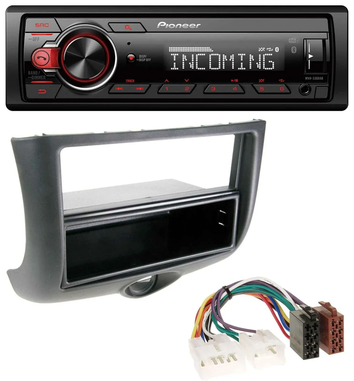 Pioneer Bluetooth USB DAB MP3 Autoradio für Toyota Yaris (1999-2003)