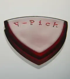 Медиатор V-Picks Small Pointed Ruby Red Custom Guitar Pick