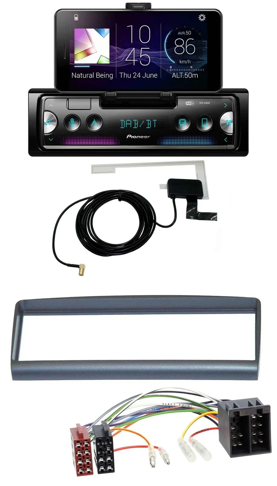 Pioneer DAB Bluetooth MP3 USB Autoradio für Alfa Romeo Spider GTV 1994-2005
