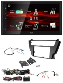 JVC USB Bluetooth Lenkrad DAB 2DIN Autoradio für BMW 3er 4er 2012-2016 ohne Vers