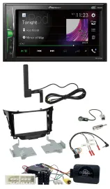 Pioneer MP3 DAB Lenkrad 2DIN Bluetooth Autoradio für Hyundai I30 ab 2017