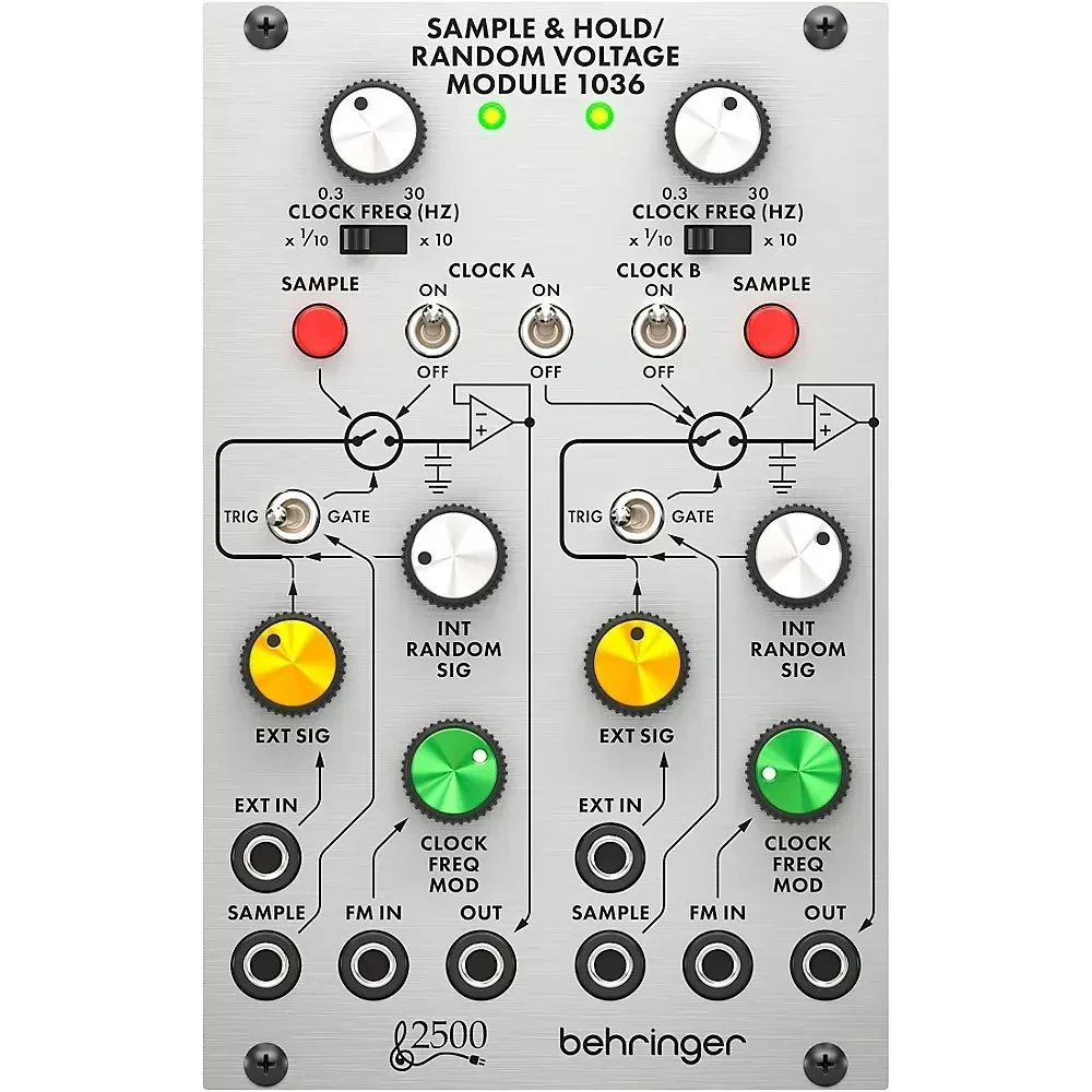 Модульный студийный синтезатор Behringer 1036 Sample Hold Random Voltage