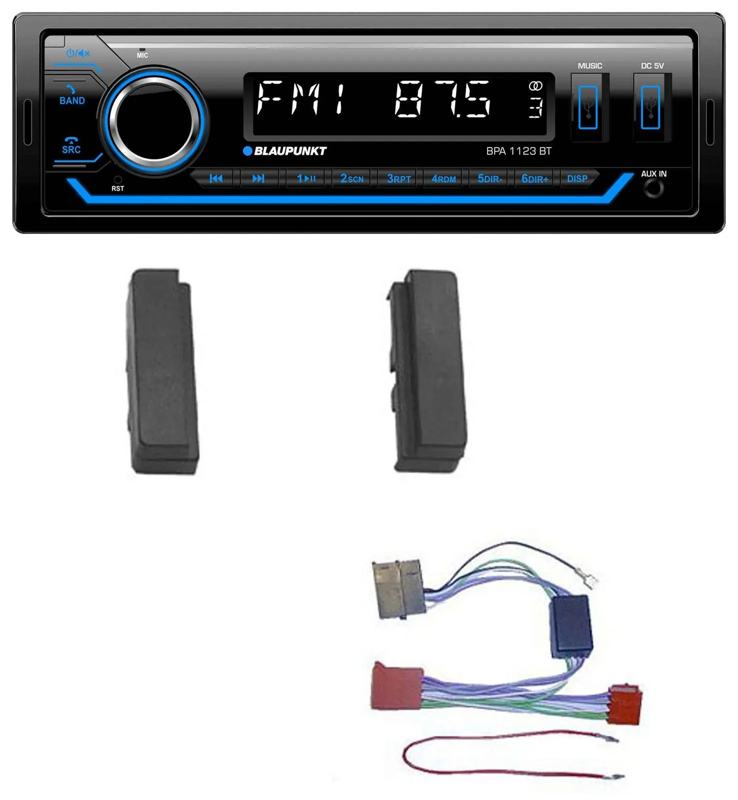 Blaupunkt MP3 Bluetooth USB AUX Autoradio für Audi A3 8L TT 8N bis 99 Aktivsyste